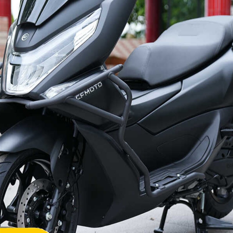 zc适用春风150sc护杠保险杠专用新款排气管防摔杠保X护防护杠改装