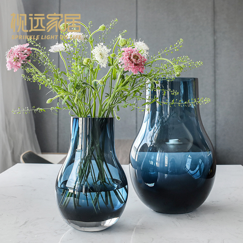 高级感花瓶加厚玻璃轻奢摆件水培插花客厅I2021年新款北欧简约创