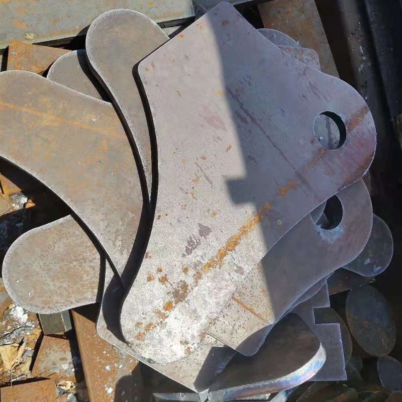 q235钢格板 中厚板数控火焰切割 打孔热镀锌钢板