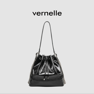 vernelle原创设计油蜡皮棒球双肩包可单肩手拎真皮女包