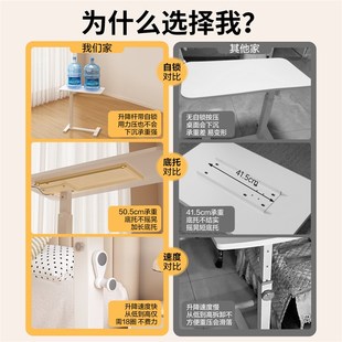 可升降沙发边几床边桌可移动小桌子客厅家用简约阳台小茶几置物架