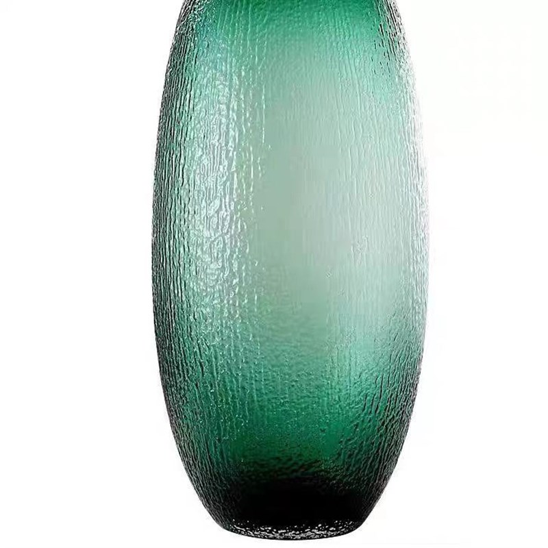 出口品质特大号玻璃花瓶简约摆件水养富贵竹龙柳吊钟马醉木创意落