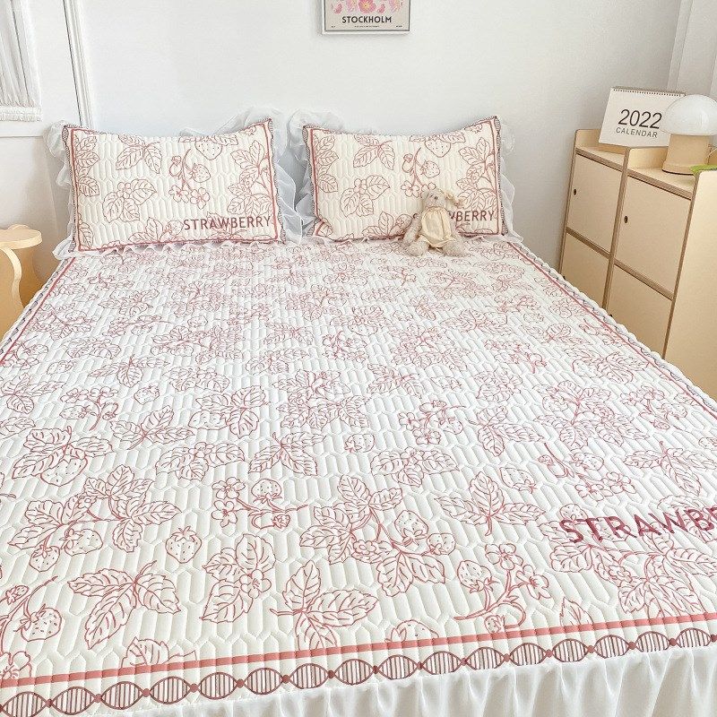 可机洗水洗加厚乳胶硅胶夏季冰丝凉席床垫夏凉被四件套枕套三件套,床上用品,乳胶席,淘宝优惠券,粉丝福利购,淘宝优惠卷