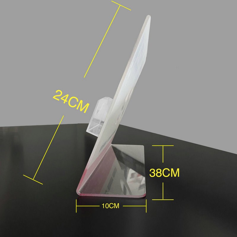 亚克力折弯桌牌加厚亚克力台面宣传广告牌桌面电工展示板折弯台卡