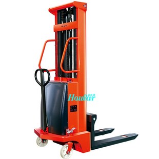 现货供应牛力电动叉车CTD1525半电动叉车堆高车NIULI半自动堆垛车