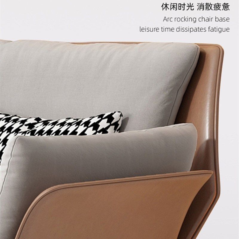 轻奢现代单人沙发意式极简休闲单椅酒店沙发设计师网红阳台躺椅,住宅家具,沙发椅,淘宝优惠券,粉丝福利购,淘宝优惠卷