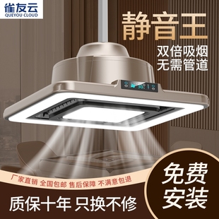 雀友云牌官方旗舰店棋牌室吸烟灯空气净化器直排麻将机专用吊灯馆