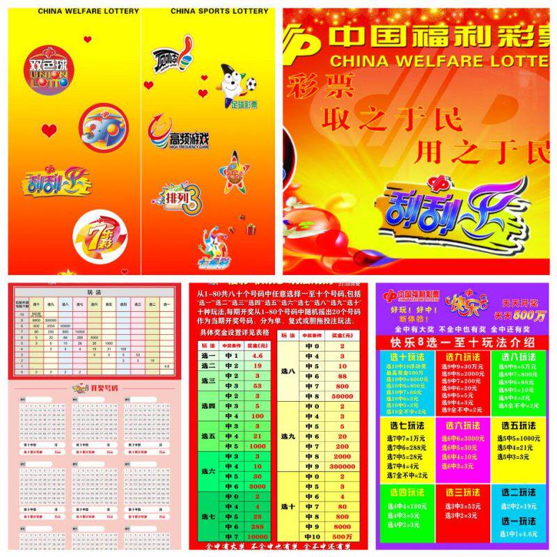 福彩快乐8宣传资料 快八玩法规则介绍复式胆拖走势图开奖公告有售 - 实物图