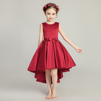 儿童礼服公主裙女童小花童婚w纱晚礼服裙模特走秀钢琴演出服洋气
