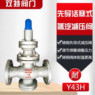 活塞 蒸汽 N16C减压阀 Y5D0减压阀N1式 蒸汽4325 先导D 30H法兰