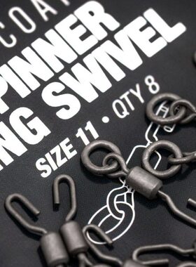 Korda  PTFE 半开口QC转环  Size 11 罗尼钓组专用欧鲤钓反底