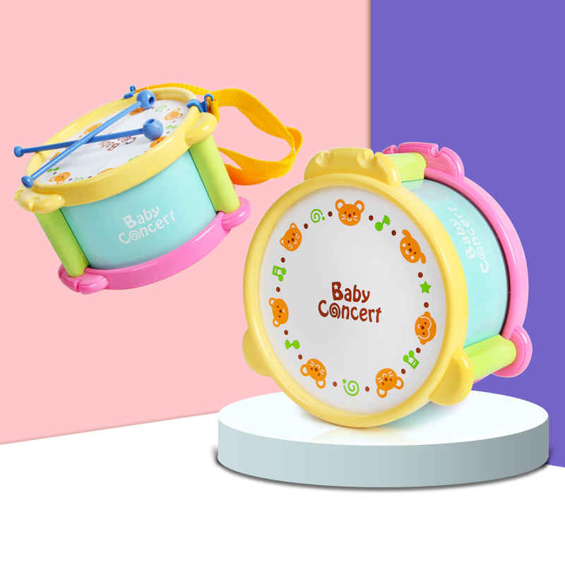 日本皇室小鼓玩具儿童鼓敲打女孩B宝宝手拍鼓打击乐器婴儿音乐益