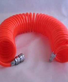 弹簧管515米10C*6进口螺旋96伸缩压/料软管3空管.PU气管12红色DP