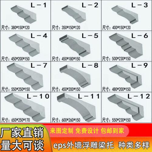 EP装饰线条套欧式孤拱门牛腿窗定浮雕线梁托泡沫成品S角外墙别墅