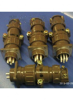 圆形连接器 Q 插座P2020J 反装10开孔-P20航空插头MM5芯