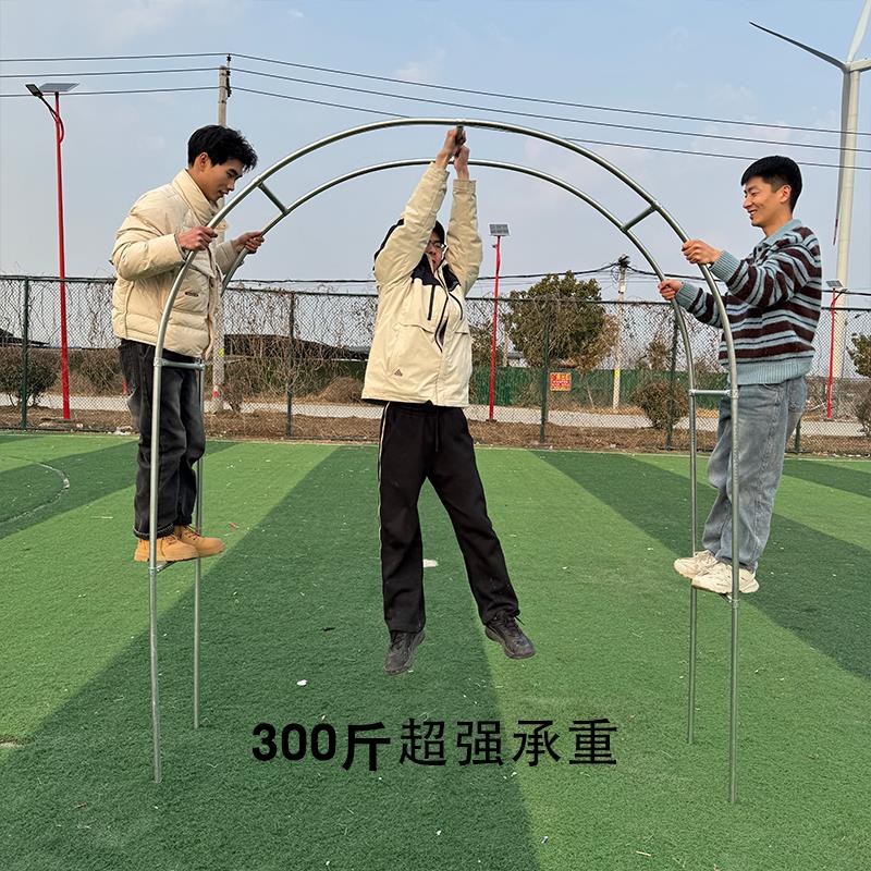 花园拱门铁艺爬藤架月季花架攀爬架子爬藤绿植架子爬藤连接拱门