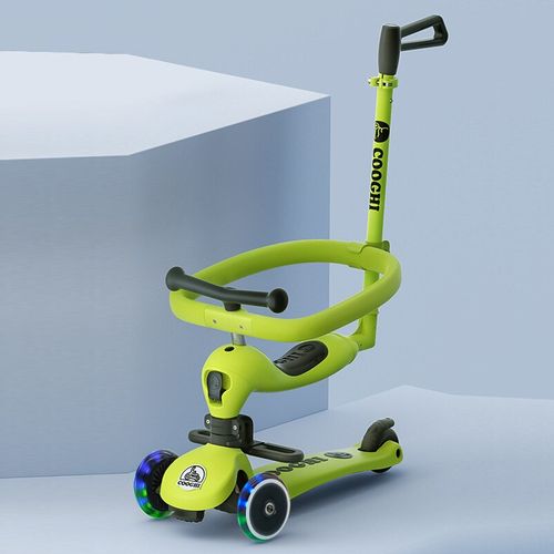 酷骑滑板车儿童酷奇1-6岁二三四六合一万向轮可坐滑步车酷琦