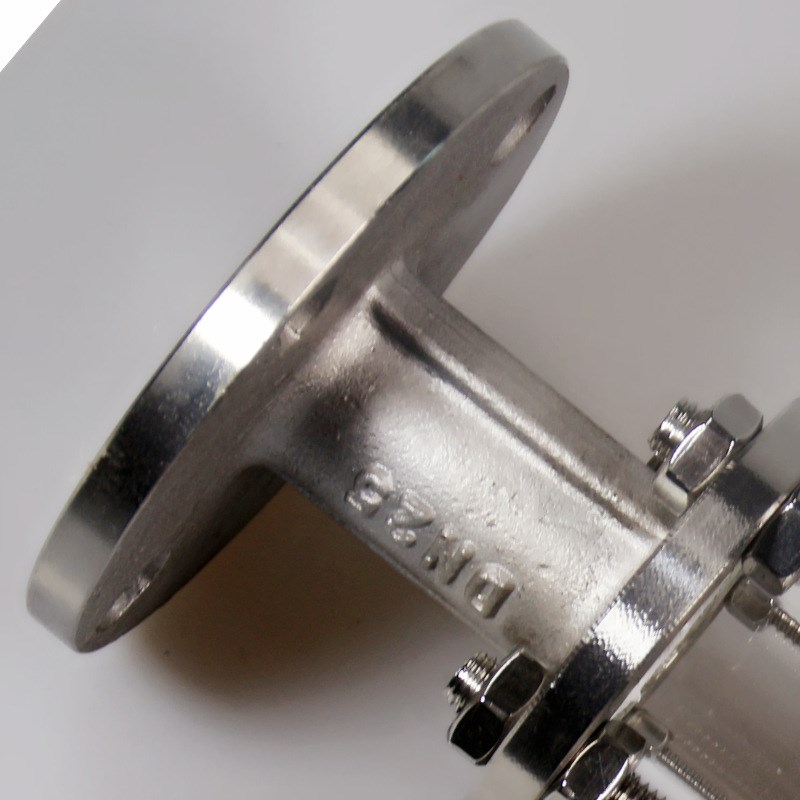 304/316L HGS07-126法兰视筒不锈钢玻璃视镜抛光管道视盅视镜