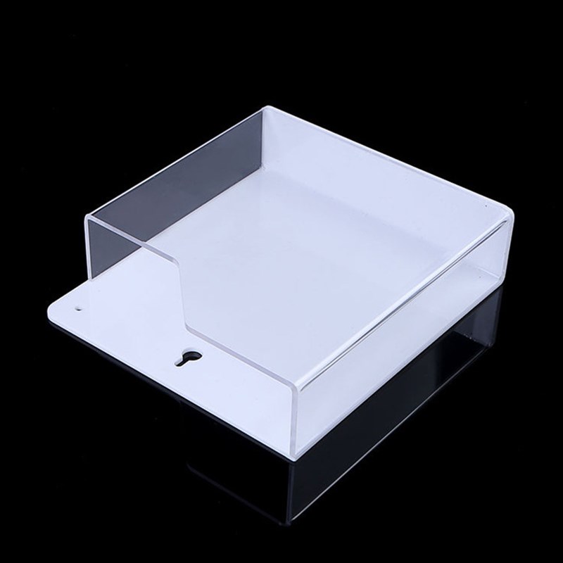 透明收纳盒亚克力杂志书报展示盒展示架挂墙竖式文件盒A4壁挂盒