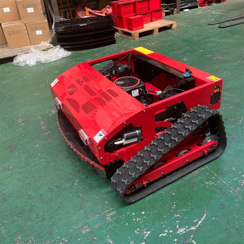 隆鑫196cc燃油割草机 厂家发货7.5马力轮式割草机 遥控果园碎草机