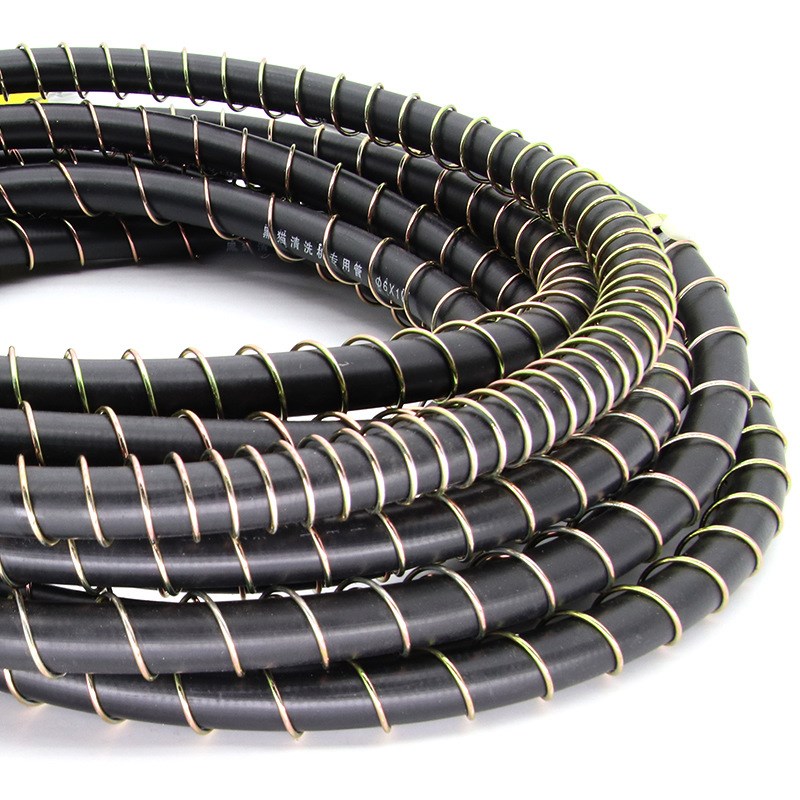 高压洗车水管清洗机适用黑猫380钢丝管刷车泵专用配件家用55/58型