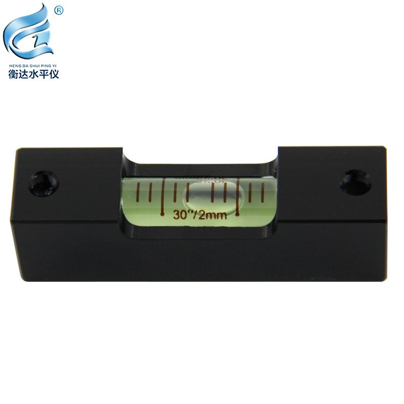 气泡条式水平仪高精度水准器铝合金水平泡珠方形水准器便携水准仪
