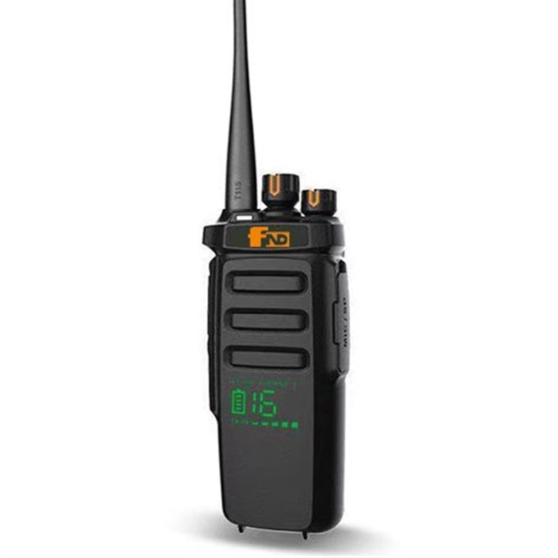 飞能达FND-A9对讲机大功率民用酒店工地地下室通讯设备屏下显示