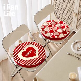 范上年动心客厅椅垫红色庆心爱地榻榻米坐垫飘窗蒲团店喜新可拆洗