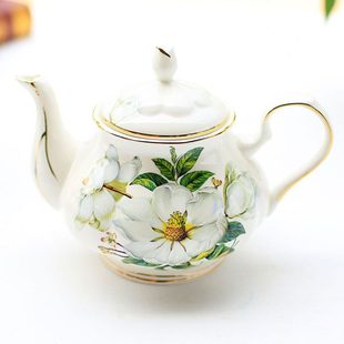 咖啡壶大容量下午茶茶具 莹辰达骨瓷英式