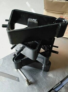 菱限位版版簧时原厂高10器风宽C16板钢板支架配件三角支架风支撑D