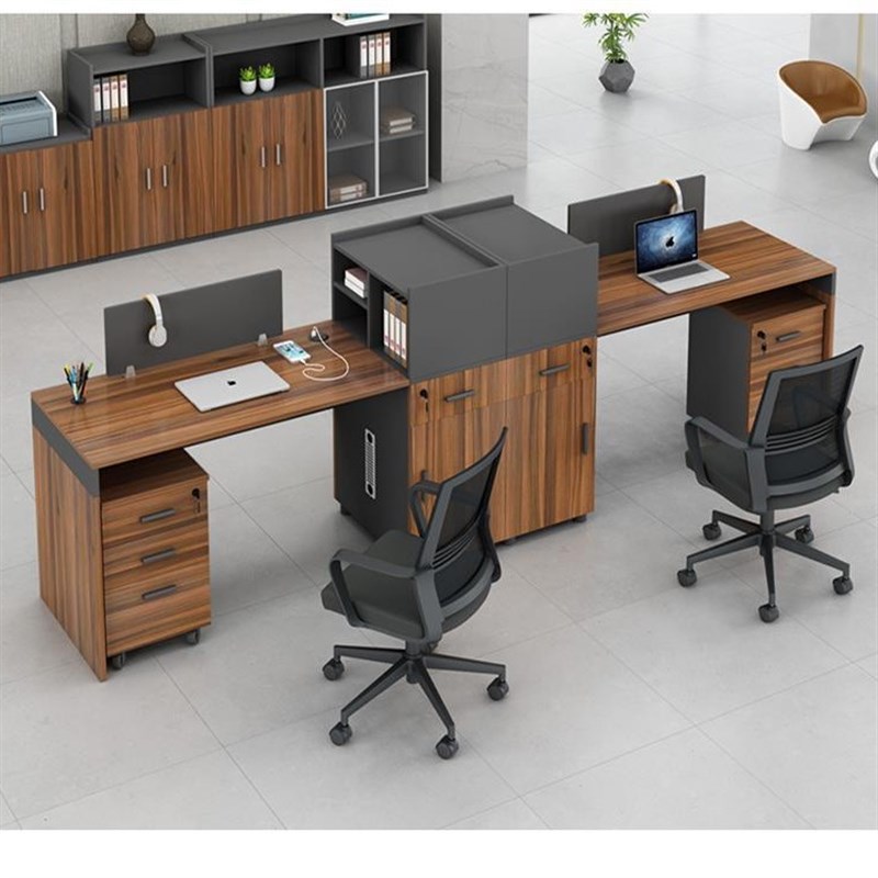 职员办公桌椅组合员工位桌 简约现代2/4/6人位屏风卡座财务办公桌