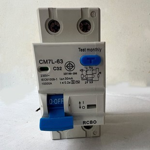 经济型1P 安装 导轨式 breaker 漏保空气开关 RCBO漏电断路器