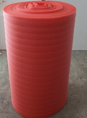 epe珍珠棉红色填充泡沫棉海绵包装棉卷材快递填充物减震棉