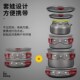 便携大号套锅野营锅 户外露营野炊装 备用品锅具 野外野餐炊具单锅
