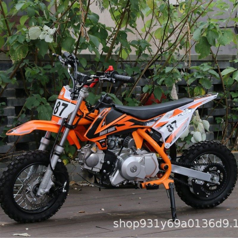 儿童两轮小越野摩托车入门无级变速110cc赛车迷你山地竞技车