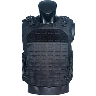 龙章御战术背心马甲快拆黑色Molle多功能防刺服户外执勤耐磨防D衣