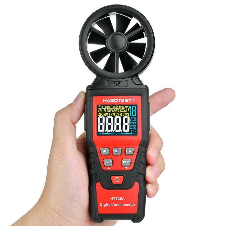 HT625A/B手持式测风力风向数字风速计热敏式温湿度 精度风速仪