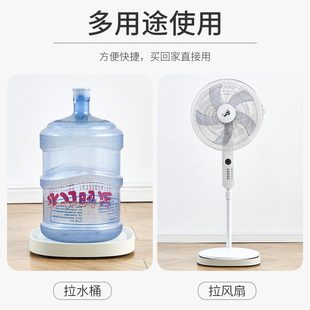 甄选移动花盆托盘袋带滑轮花盆底座加厚塑料花盆托盘万向轮隐形轮