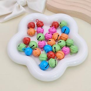 22mm糖果色烤漆金属小铃铛 钥匙扣配件材料 宠物配饰