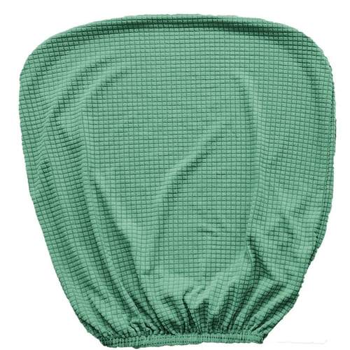 弹力简约纯色单独靠背套 现代全包椅背套 加厚素色华夫格椅子后背