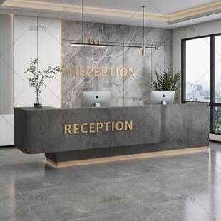 公司前台酒店大堂售楼部接待台培训学校美容院教育机构吧台收银台