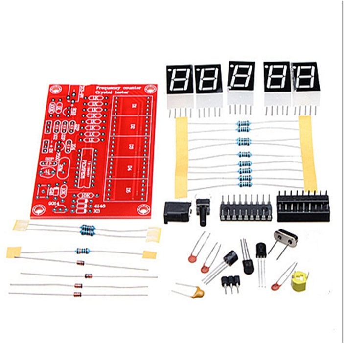 1Hz-50MHz频率计 晶振测量 频率测量 五位数码管显示 DIY套件