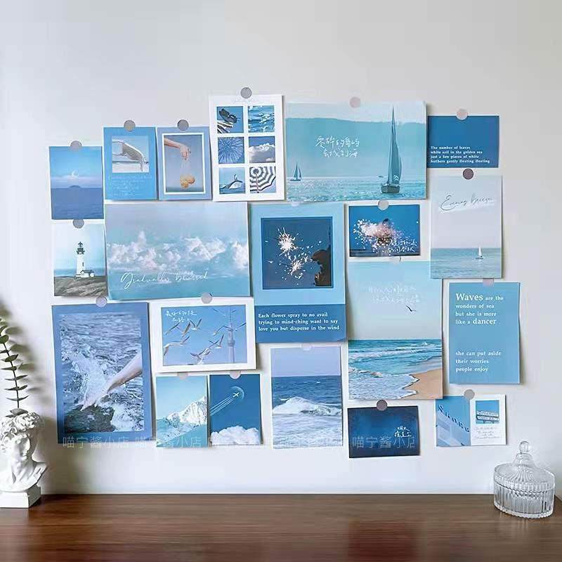 ins北欧文艺覆古风景卧室墙面装饰宿舍房间DIY布置海报壁纸墙贴,家居饰品,软装墙贴,淘宝优惠券,粉丝福利购,淘宝优惠卷