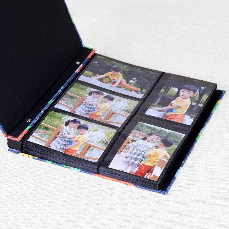 新款塑封大6寸相册500张插页A4粘胶影集覆膜相册本儿童成长纪念册