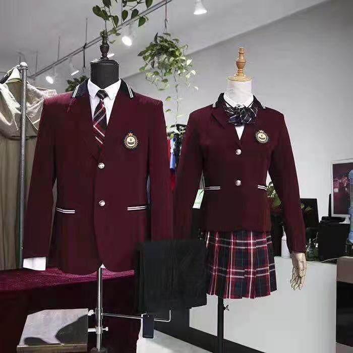 租赁学院风韩国西装学生装班服高中生大学英伦男生校服套装出租