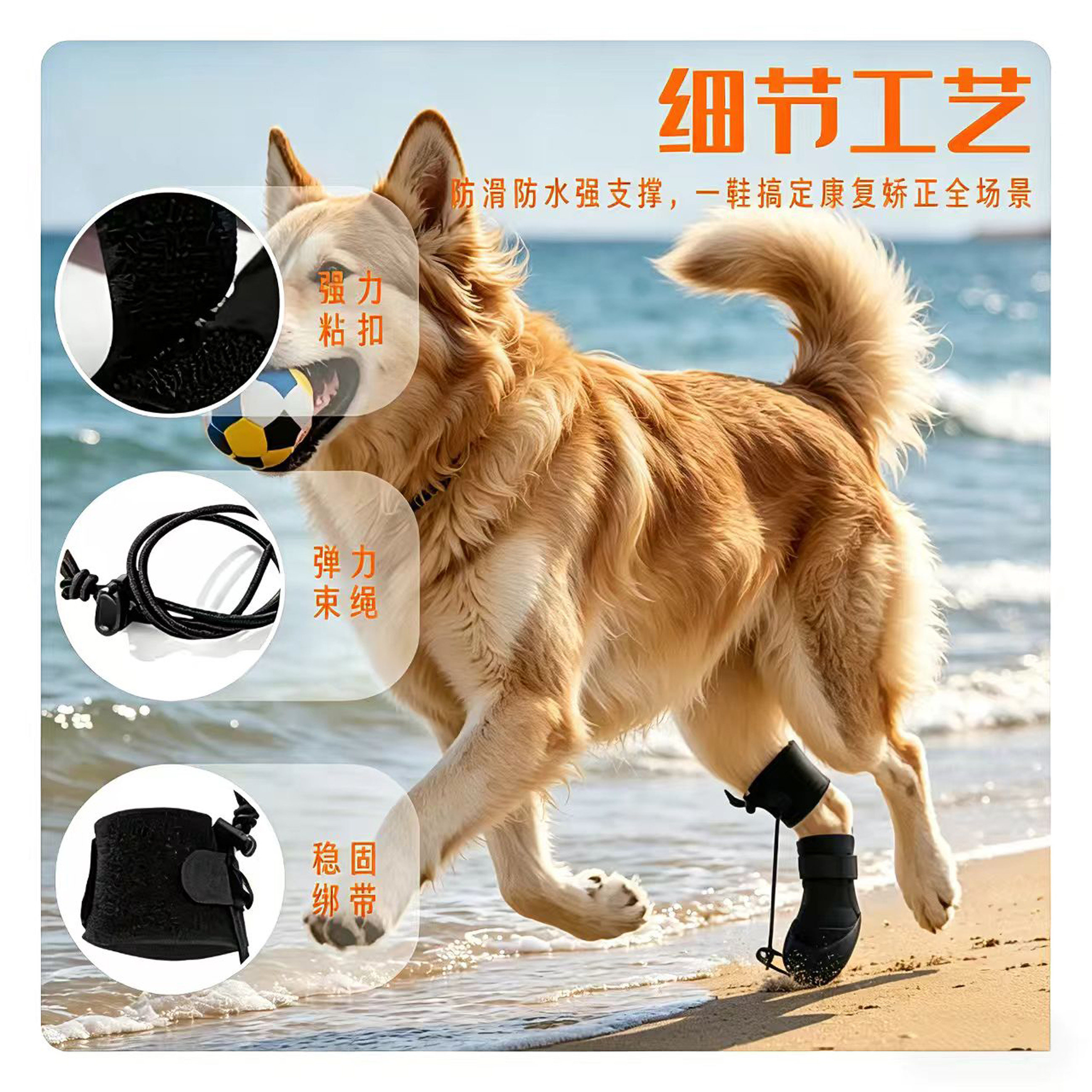 狗狗脚趾骨矫正术后保护鞋