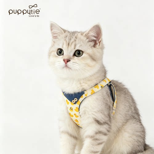 puppytie猫咪牵引绳背心式