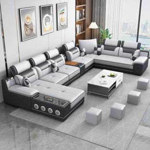 可拆洗大小户型猫抓皮家用现代简约免洗布艺沙发 沙发客厅2025新款