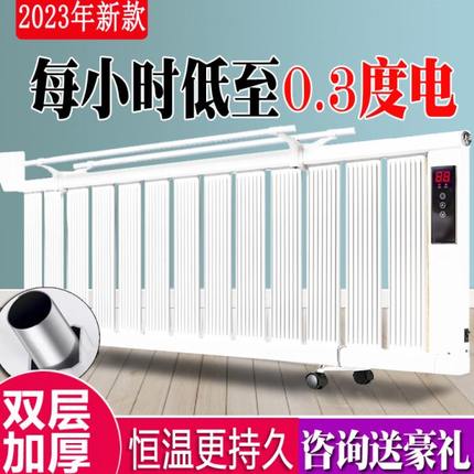 家用暖气片水暖电加热暖气加水电暖器注水节能省电智能插电取暖器