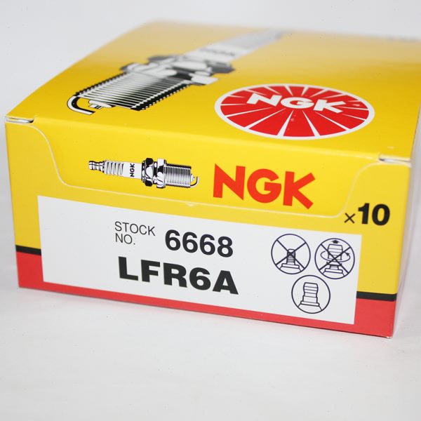 燃气NGK火花塞LFR6A适用4A90/4A92帝豪EC7远景4G69长城H6船外机